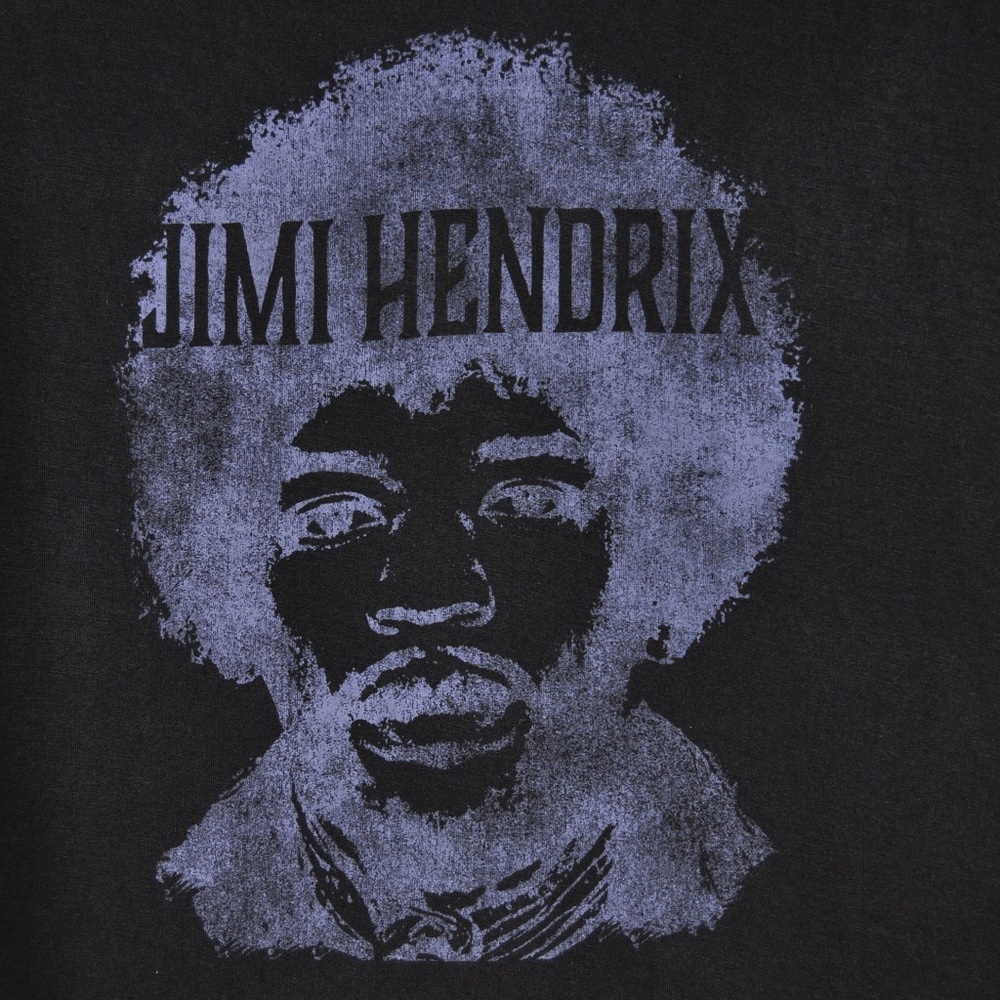 'FINAL'  NEW Jimi Hendrix Drapey Clavicle Tee C7 - Picture 3 of 8